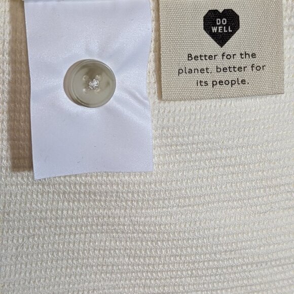 Madewell Ottoman Jacquard Cross-Back Tank Top, Size S - Picture 9 of 10